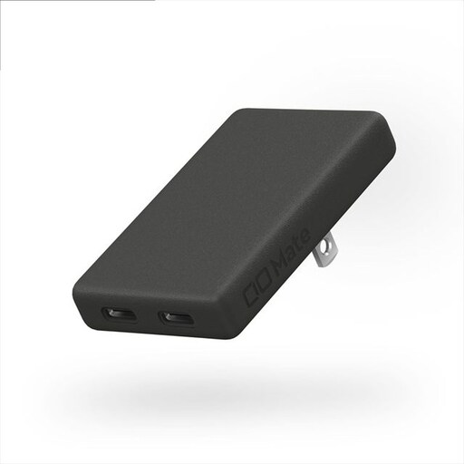 CIO 充電器 小型 急速充電 コンセント タイプC iPhone iPad Mate Charger 003 ライトブラック [2697]