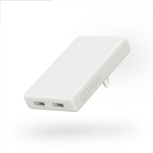 CIO 充電器 小型 急速充電 コンセント タイプC iPhone iPad Mate Charger 003 ナチュラルホワイト [2698]
