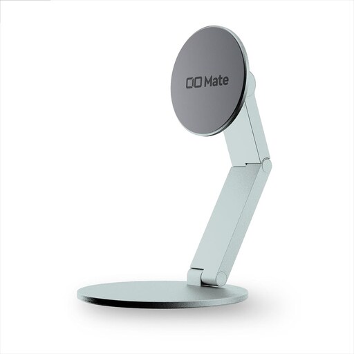 CIO スマホスタンド 卓上 iPhone マグネット式 マグセーフ MagSafe 折りたたみ 角度調整 Mate Magnet Stand カームブルー [2709]