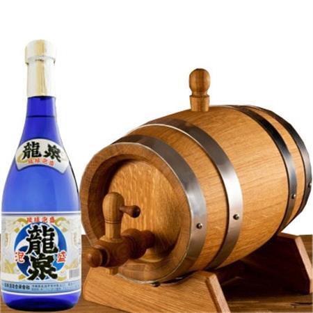 枚方熟成泡盛 龍泉ブルー 30度 720ml×1本+本格熟成ミニ樽2Lサイズオリジナルセット【1665880】