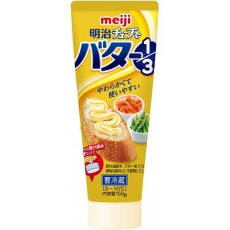 明治チューブでバター1/3　150g、36個【配送不可地域：離島】【1676147】