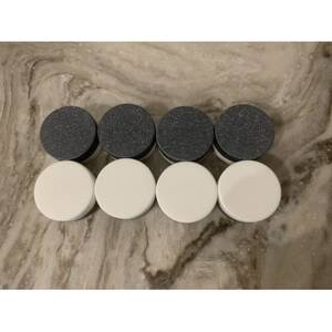 インシュレーター 円柱型 8個セット黒&白_雑貨 _