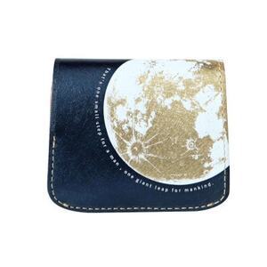 クアトロガッツ ミニ財布 小さいふ。コンチャ 月面着陸 JAPANレザー_装飾品・工芸品 財布 服飾小物 _