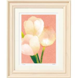 イラスト作家「菜生」アートフレーム[チューリップA]花