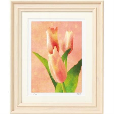 イラスト作家「菜生」アートフレーム〈チューリップB〉花【1675709】
