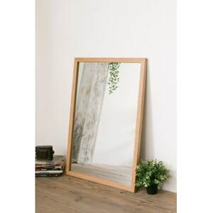 木枠屋オリジナル 木枠の鏡 オーク材 800×600サイズ ミラー