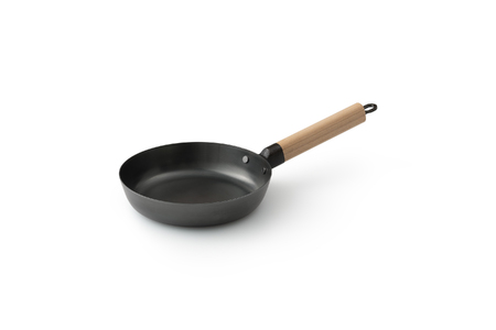 C210 ライクイット「PAN-16オーブンでも使える鉄フライパン20cm(浅)」【フライパン 鉄 藤田金属 浅型 FUJITA IH ガス 20センチ 着脱 ハンドル 日本製 町工場 職人 長持ち 国産 大阪府 八尾】