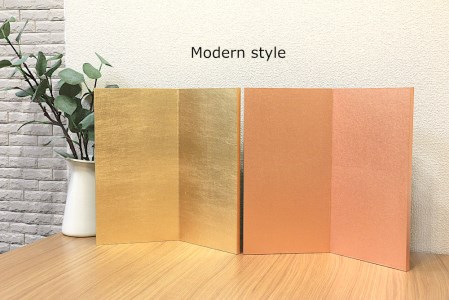 D185(金箔) Modern styleインテリア屏風[金箔]