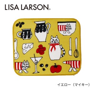 B272(イエロー) 4色から選べるLISALARSON リサ・ラーソン バスマット 50×60cm[イエロー(マイキー)]