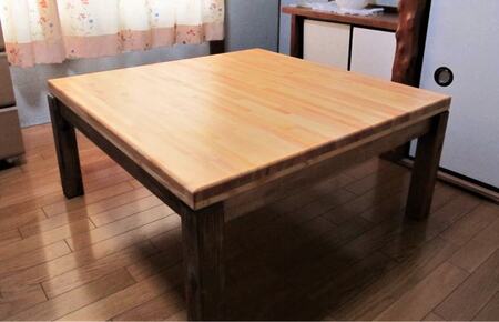 手作り木製 ローテーブル「こたつにも使ってね」