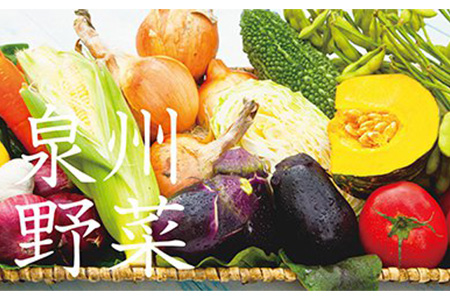 E011 季節の泉州野菜セット(大)半年セット(毎月1回発送)