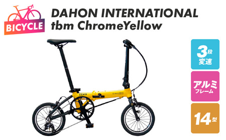 DAHON INTERNATIONAL tbm Chrome Yellow