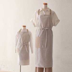 エプロン eterble life Calm parent-child Apron/エターブルライフ カルム 親子ペア サンド