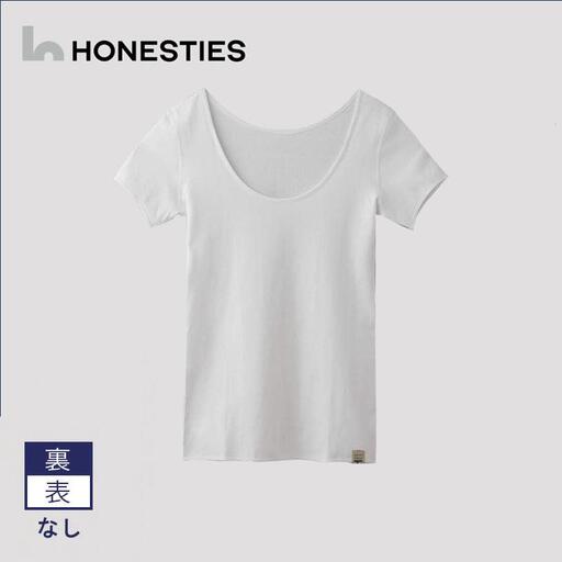 [WOMENS]裏表なし インナープレミアム Tシャツ M(白) 2枚 レディース