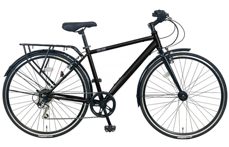 CHACLE キャリア付きクロスバイク7006 HD SOLUXE Mブラック[700C 自転車 完成品 組み立て不要 アウトドア サイクリング じてんしゃ 通勤 通学 新生活]