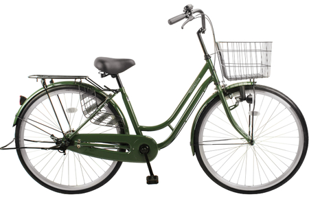 CHACLE 軽快車 27型 PERSPECTIVE Mグリーン[自転車 完成品 組み立て不要 アウトドア サイクリング じてんしゃ 通勤 通学 新生活]
