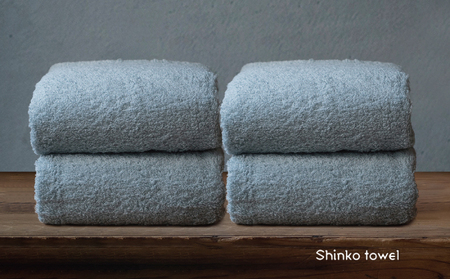 【TVで紹介！】おぅ！え～やん バスタオル（ブルー）4枚