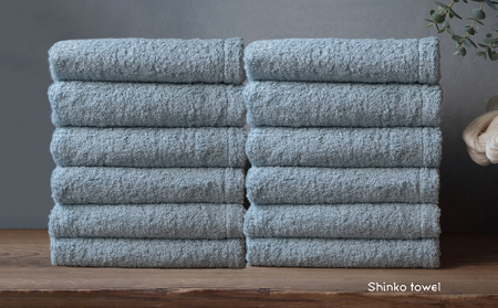 【TVで紹介！】おぅ！え～やん フェイスタオル（ブルー）12枚