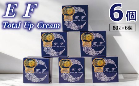 EF Total Up Cream 60g×6個 [総量360g オールインワン ゲルクリーム 化粧水 乳液 美容液 美容クリーム メイク下地]