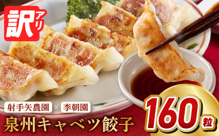 【訳アリ】泉州キャベツ餃子160粒