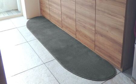 北欧風キッチンマット ラグマットタイプ 45×150cm ゆりかご型 スチール 抗菌防臭 SEK 織人しきもの屋工房