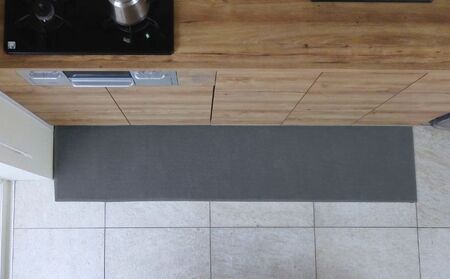 北欧風キッチンマット ラグマットタイプ 45×150cm ノーマル型 スチール 抗菌防臭 SEK 織人しきもの屋工房