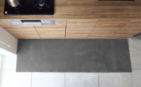 北欧風キッチンマット ラグマットタイプ 65×210cm ノーマル型 スチール 抗菌防臭 SEK 織人しきもの屋工房