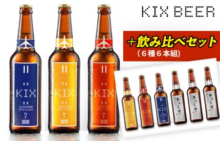 020C090 【期間限定】KIX BEER飲み比べセット18本（人気３種×４本＋６種６本）