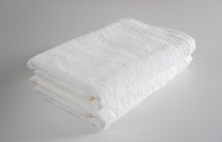 シルキータッチ バスタオル ホワイト 2枚