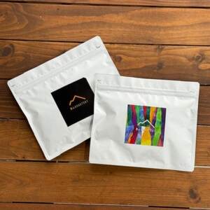[粉:2種計200g]自家焙煎コーヒー粉(100g×2) 里山ROASTERYお楽しみセット