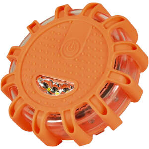 電池式LED警告灯 赤 (LGF-OR)|NICHIDO 日動工業 電池式 警告 警告灯 [1287]