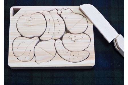河内材ヒノキを使った　ままごとパズル｜こだわりの逸品 地域特産品 ギフト 自分用 人気 おすすめ