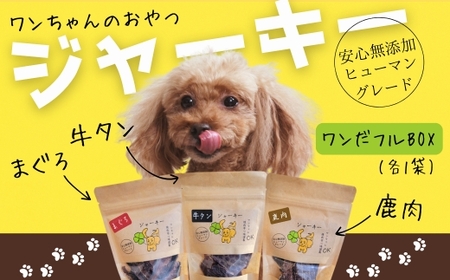 ワンちゃんのギフト ワンだフルBOX 〜ジャーキー三種セット〜 こぐま商店 河内長野 ペットフード ドッグフード ジャーキー 小型犬 中型犬 大型犬 犬用 いぬ ペット