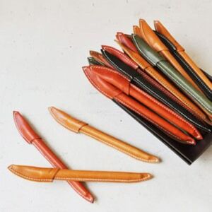 Teha'amana Pen Basic テハマナ ペン ベーシック ダークブラウン テハマナ 革 皮 雑貨 おしゃれ レザー 本革 こだわりの逸品 地域特産品 ギフト 自分用 人気 おすすめ