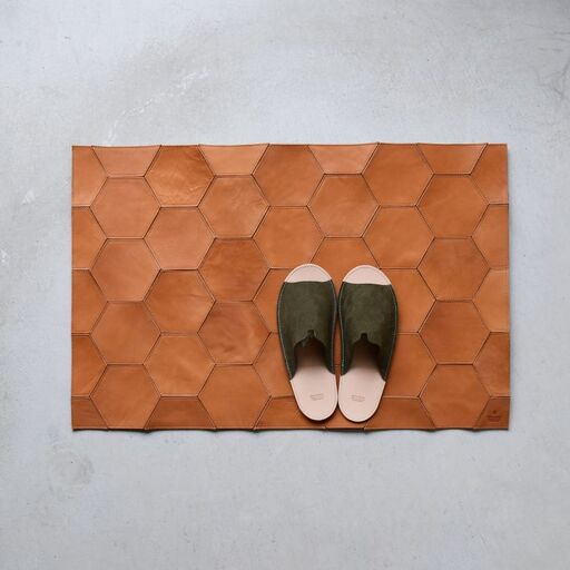 Teha’amana Mat honeycomb Smoke テハマナ 玄関マット ベーシック ブラック