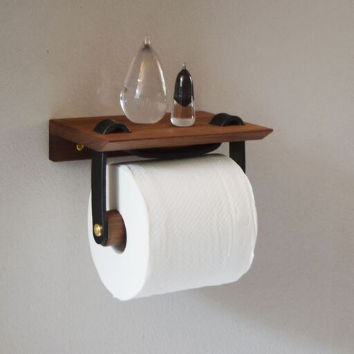 Teha’amana Toilet paper holder テハマナ トイレットペーパーホルダー ウォールナット ブラック