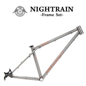 マウンテンバイク ACTWITH×ROCKBIKES コラボレーション S (370mm):適応身長155cm〜175cm オリジナル フレームセット 『Nightrain(ナイトレイン)』