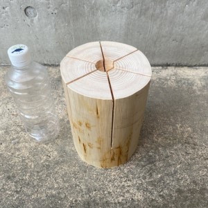 キャンプで使える ミニスウェーデントーチ[ショート]( A-13 ) ひのき