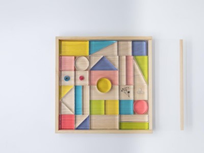 お花を閉じ込めたアクリル積み木 36ピース  ミックス HIKARINOTOY インテリア 知育 玩具 プレゼント お祝い｜こだわりの逸品 地域特産品 ギフト 自分用 人気 おすすめ