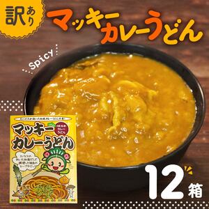 訳あり カレーうどん の素 12食セット 簡単 調理 お手軽 時短 一人前 二人前 夜食 カレー うどん 丼 アレンジ 小分け 常備 災害 備蓄 訳アリ マッキー 大阪府 松原市 レトルト レトルト 