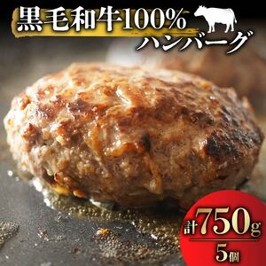 ＜創業100年老舗和牛専門卸＞黒毛和牛100%手作りOSAKAハンバーグ150g×5個