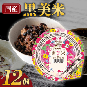 雑穀 パックごはん 120g×12個 黒美米 パックご飯 ご飯パック パック米 パックライス レトルトご飯 防災 備蓄 常備 雑穀米 黒米 発芽玄米 玄米 小豆 食物繊維 低GI値 糖質 健康 