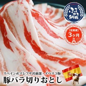 定期便3ヶ月 イベリコ豚 バラ スライス 1kg(200g×5)