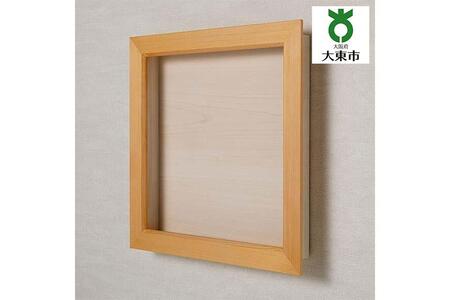 【受注生産】yamacolle FLAT  L　Hinoki white＜登山バッジ コレクションケース＞ヒノキ・ホワイト