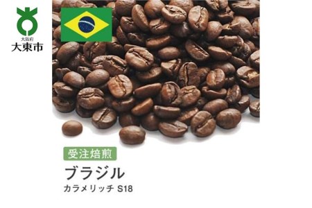 [豆]#69 受注焙煎!310g ブラジル カラメリッチ S18 珈琲豆 コーヒー豆 自家焙煎