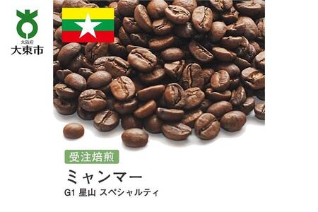 [豆]#150 受注焙煎!310g ミャンマー G1 星山 スペシャルティ 珈琲豆 コーヒー豆 自家焙煎