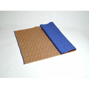 和泉市の特産品である和泉木綿を使った日本手拭い(紗綾形模様:青 )(IK003-SJ)