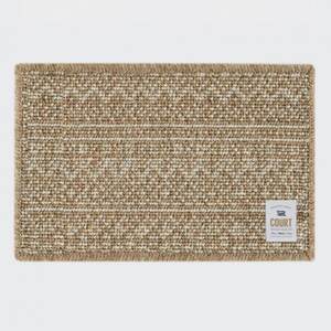 ウールラグ/Fisherman's Court CAMEL×IVORY 60×40cm