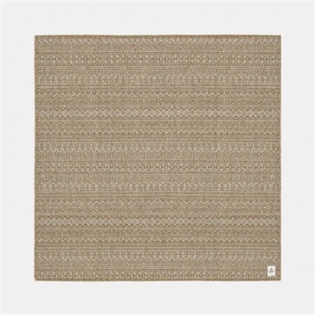 ウールラグ/Fisherman's Court CAMEL×IVORY 200×200cm【1500520】