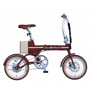 電動アシストオリタタミ自転車 tabico mini ココアブラウン[配送不可地域:沖縄県]
